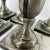 Metal Hand Molded Italian Pewter Candle Sticks - Set of 5 For Sale - Image 7 of 12