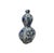 Oriental Slim Flat Gourd Shape Flower Theme Porcelain Art Vase For Sale In San Francisco - Image 6 of 14