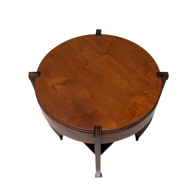 Art Deco Amsterdam School Coffee Table by J.J. Zijfers Amsterdam, 1920s For Sale - Image 13 of 16
