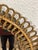 Wood Round Mirror in Rattan and Bamboo attributed to Franco Albini for Bonacina, Italy, 1960s For Sale - Image 7 of 8
