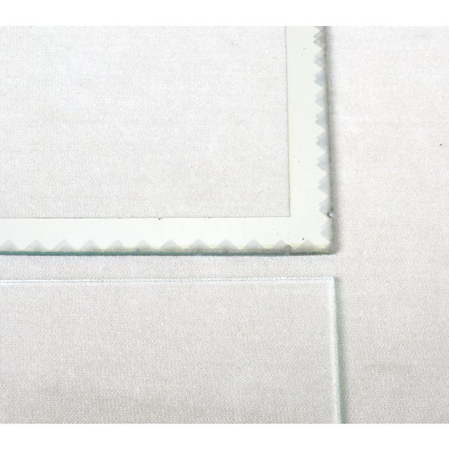 Art Deco Black Glass & Chrome French Picture Frame For Sale - Image 17 of 18