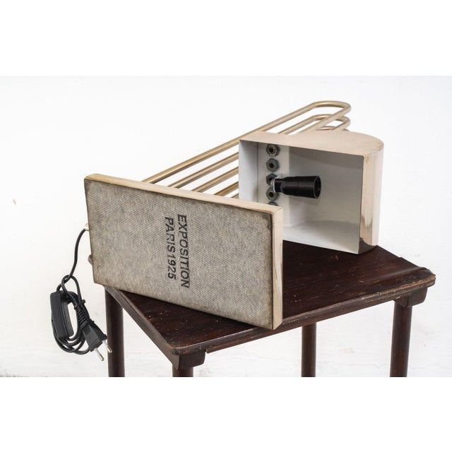 Art Deco Architectural Table Lamps by Marcel Breuer, France, 1920s, Set of 2 For Sale - Image 16 of 17