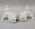 Japanese Mid-Century Japanese Blanc De Chin Foo Dog Guardian Lions – A Pair For Sale - Image 3 of 7