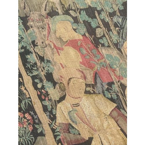 Vintage French Screen Printed by Hand Tapestry Vendanges, 1970s For Sale - Image 10 of 18