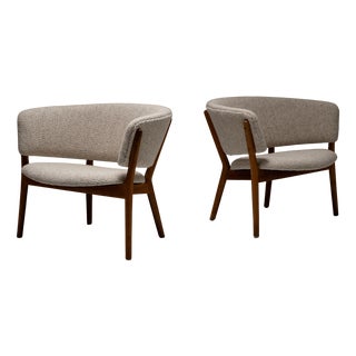 Nd-83 Armchairs by Nanna Ditzel for Søren Wiladsen, 1950s, Set of 2 For Sale