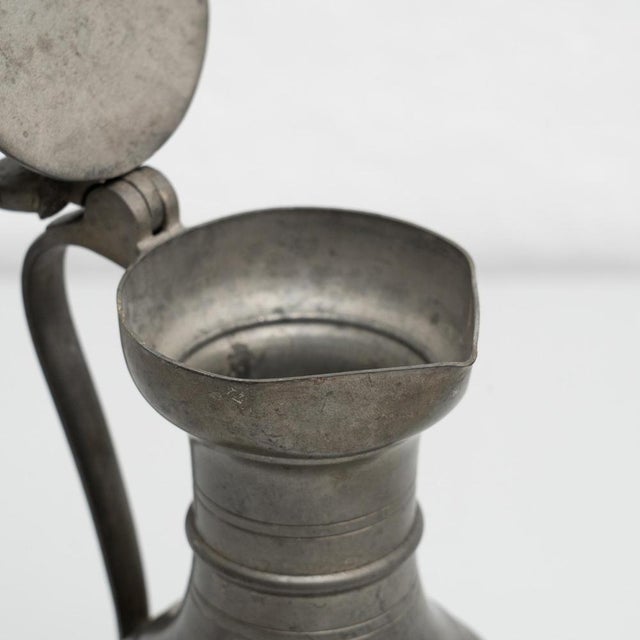 Vintage Traditional Metal Lidded Jug, 1970s For Sale - Image 11 of 18