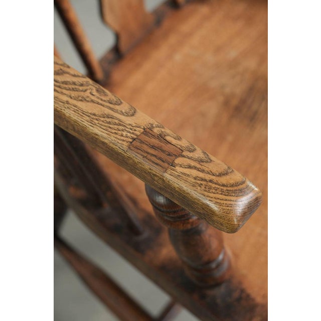 Antique English Spindle Chair, 1800s For Sale - Image 11 of 15