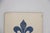 Rustic European 1900s Fleur De Lis Blue & White Large Tile, Portuguese For Sale - Image 3 of 12