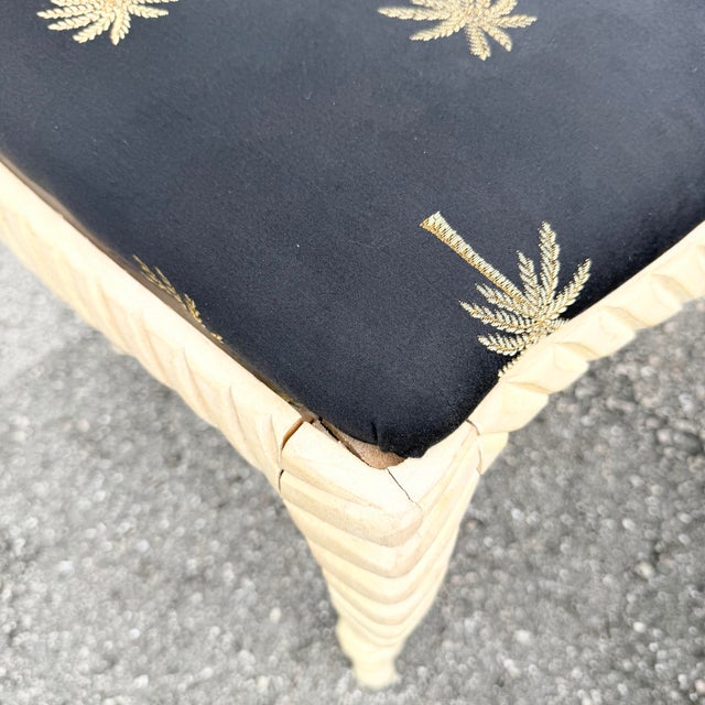 Vintage French Provincial Carved Wood Cane Back Dining Chairs - Set of 6 For Sale - Image 12 of 12