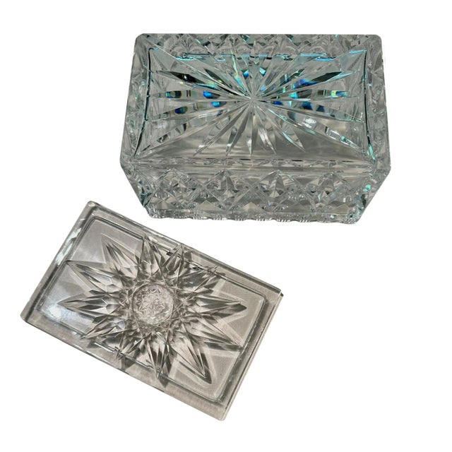 Square Crystal Box For Sale - Image 4 of 6