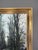 Brown Mid-Century Modern 'Winter Pathway' Swedish Expressive Landscape Oil Painting, Framed For Sale - Image 8 of 10