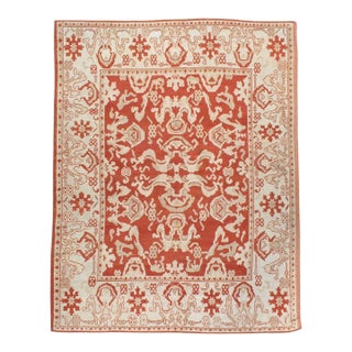 Galerie Shabab Collection Early 20th Century Turkish Oushak Room Size Carpet For Sale