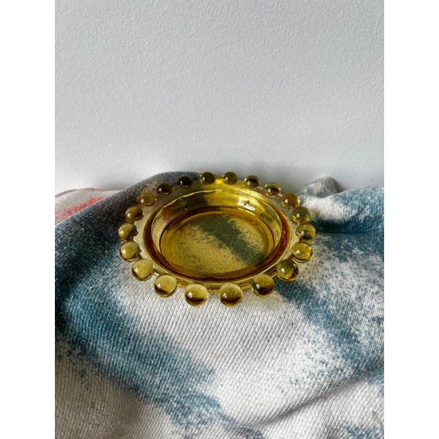 Mid 20th Century Mid 20th Century Multicolor Candlewick Ashtray Nesting- Set of 3 For Sale - Image 5 of 8