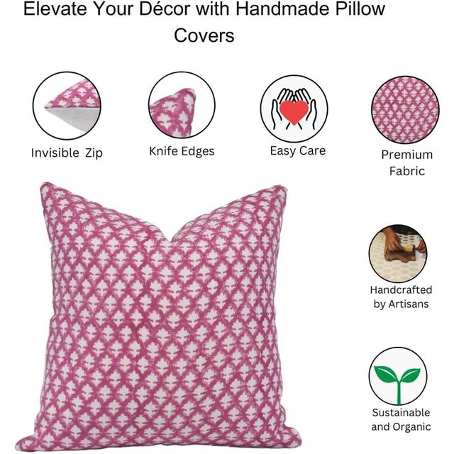 Inspired by the timeless charm of Jaipur, our Pink City cushion cover brings a touch of heritage to modern interiors. Hand...