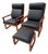 Mid-Century Modern Chairs and Stools by Johannes Andersen for Silkeborg, 1960s, Set of 3 For Sale