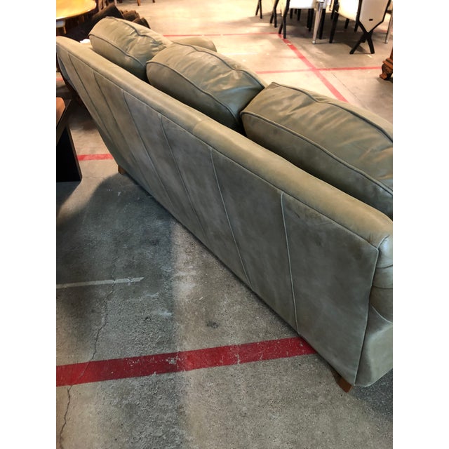 Bradington Young Full Hide Nubuck Leather Sofa Chairish