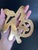 Mid-Century Modern Vintage Brass Wall Hanging Trivet of Chinese Good Fortune Symbol For Sale - Image 3 of 9