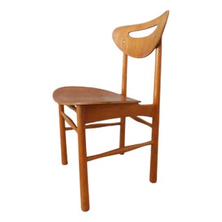 Swedish Teak Side Chair, 1950s For Sale