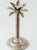 Vintage Hollywood Regency Palm Beach Silvered Metal Palm Tree Candlesticks, Set of 2 For Sale - Image 5 of 8