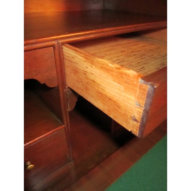 1840 Sheraton Mahogany Drop Front Desk For Sale - Image 11 of 12