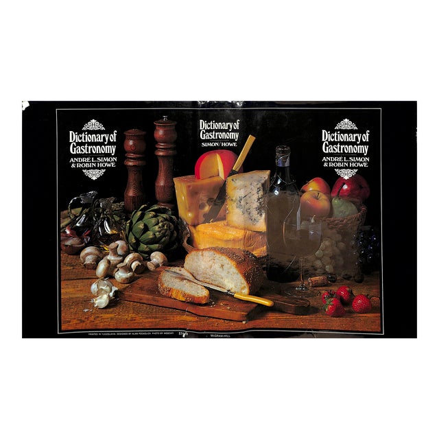 "Dictionary of Gastronomy" 1970 Simon, Andre L. & Howe, Robin For Sale