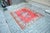1960s 1960s Vintage Red Distressed Wool Rug For Sale - Image 5 of 11