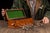 c. 1890s; Jaques & Son - London, England Mechanical tabletop trade stimulator in a polished wood case, labeled "Ascot -...