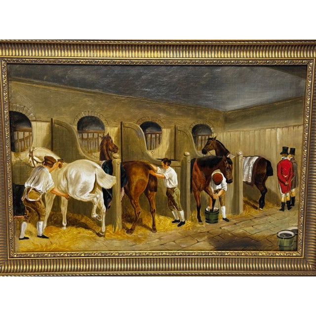 Equine Masterpiece The Hunting Stud – After John Frederick Herring Snr (1795–1865) English School, circa 1900 Oil on...