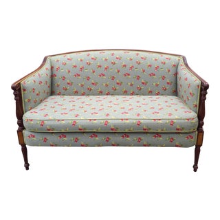Cherries Print Settee For Sale