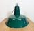 Large Industrial Green Enamel Factory Pendant Lamp, 1960s For Sale - Image 10 of 17