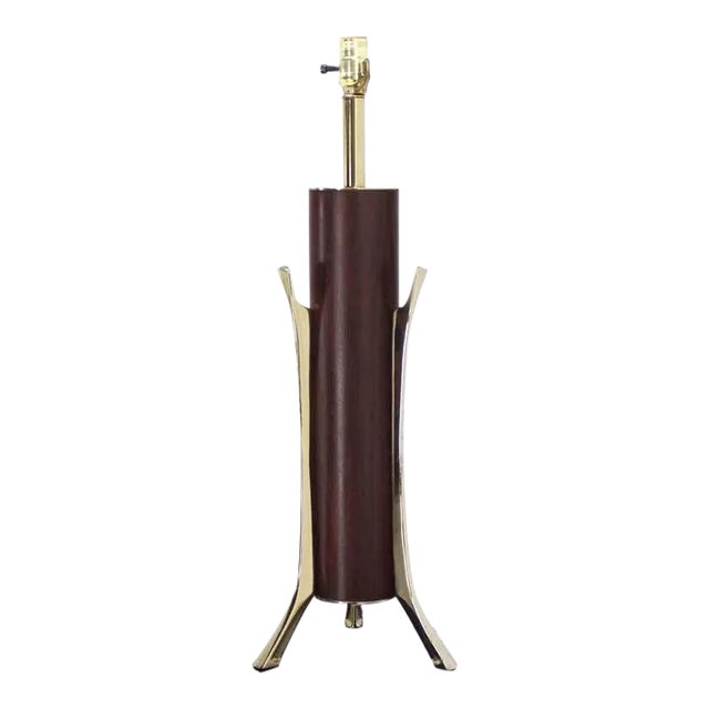 Vintage Mid-Century Modern Tripod Base Table Lamp by Laurel For Sale - Image 9 of 9