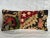1850 English Needlework Tapestry Pillow 19" X 8" Inch