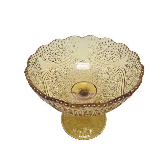 1970s Fruit Bowl on Stand from Ząbkowice Glassworks, 1970s For Sale - Image 5 of 16