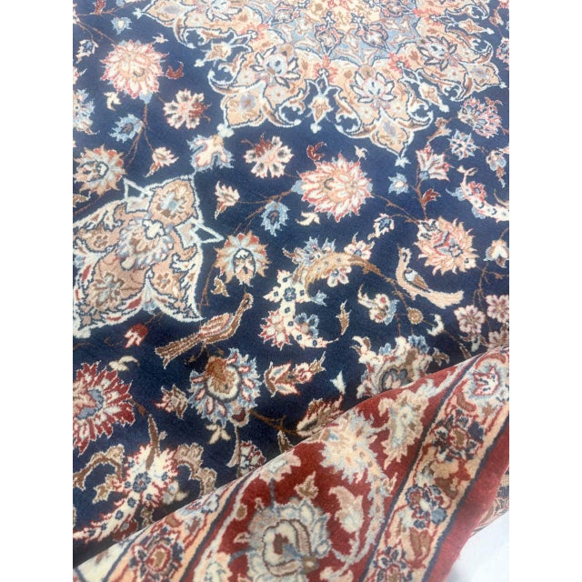 Pasargad DC Super Fine Hand Knotted Silk & Wool Rug For Sale - Image 16 of 18