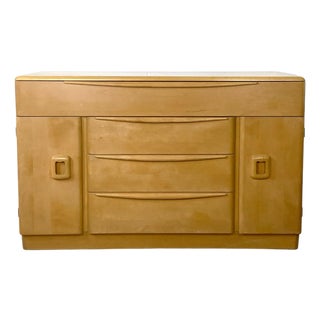 Vintage Heywood-Wakefield Encore Wheat Finish Buffet Sideboard For Sale