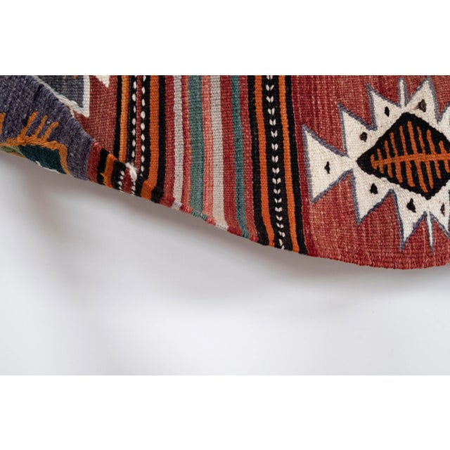 Turkish Kilim Runner 4'7" X 9'10" For Sale - Image 9 of 11