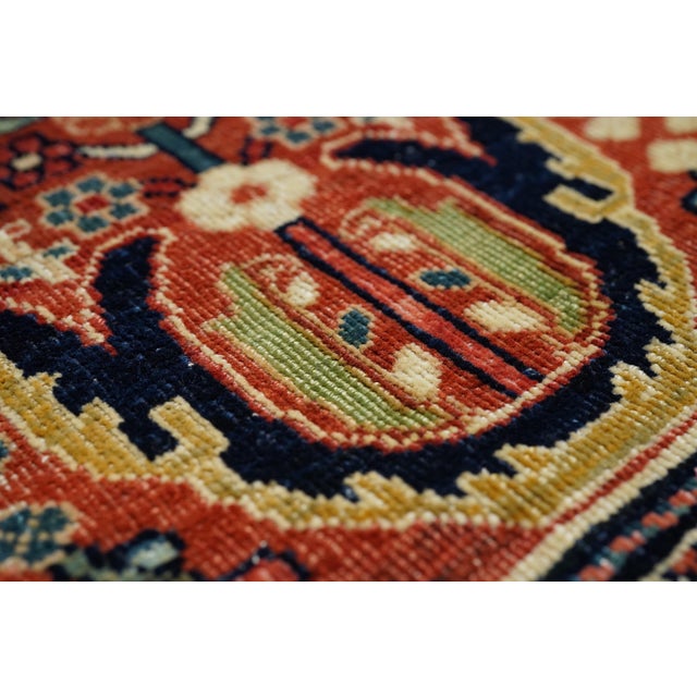 Persian Antique Persian Farahan Sarouk Rug 9’0" X 12’3" For Sale - Image 3 of 7