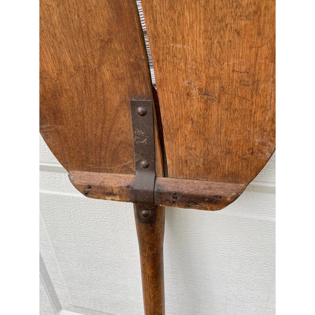 Antique 19th Century Hand Made Wooden Grain Shovel For Sale In South Bend - Image 6 of 13