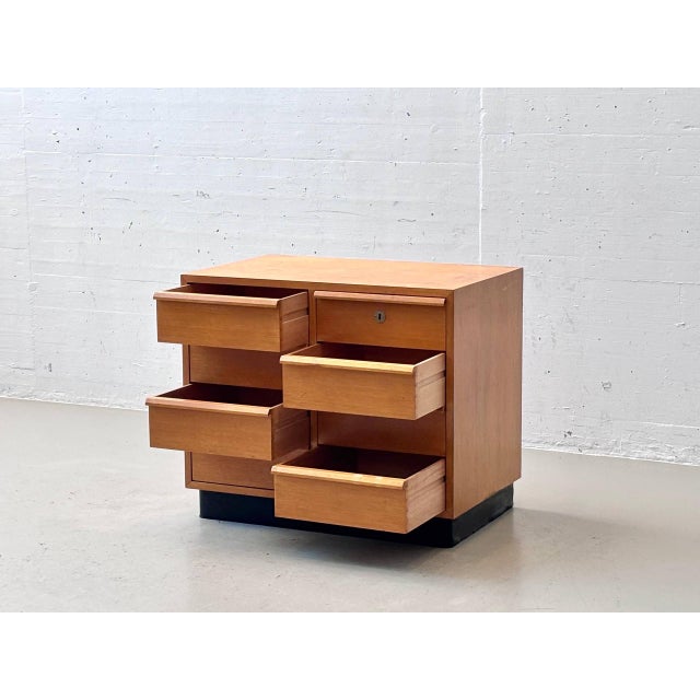 Mid-Century Modern Mid-Century Beechwood Chest of Drawers, 1950s For Sale - Image 3 of 16