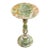 Handcrafted Green Onyx Pedestal Table – Natural Stone Round Accent & Side Table For Sale