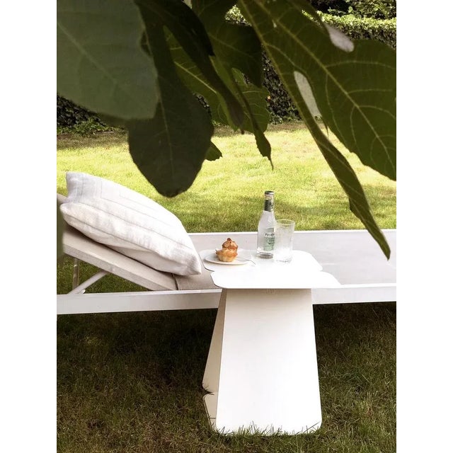 Not Yet Made - Made To Order Youmy Rectangular White Side Table by Mademoiselle Jo For Sale - Image 5 of 8