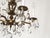 Shabby Chic Antique 6 Arm 6 Light Darling Dainty Brass Cut Lead Glass Crystal Chandelier For Sale - Image 3 of 10
