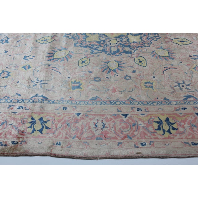 1930s Muted Tone Tribal Rug -6' 9'' X 11' 11'' For Sale - Image 14 of 14