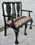 Vintage Chippendale Style Bench Settee Carved Fretwork Black Two Seater Chair For Sale - Image 11 of 13