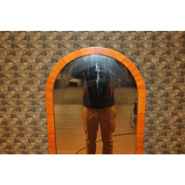 hairdresser vintage art deco enn maple veneer untouched, has some wear and stains of uses remains largely undamaged