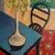 Vase and Chair, 1950s, Oil on Canvas For Sale - Image 3 of 7