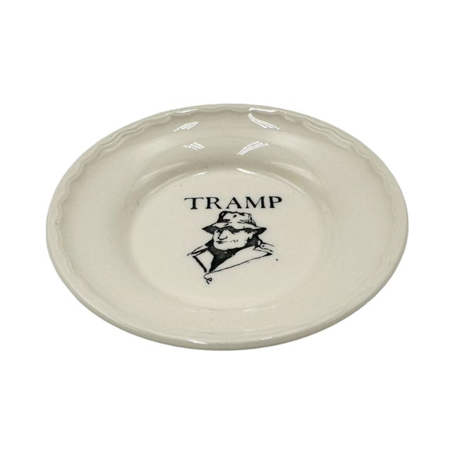 Ceramic Vintage Tramp Nightclub London England Ashtray Ceramic For Sale - Image 7 of 12