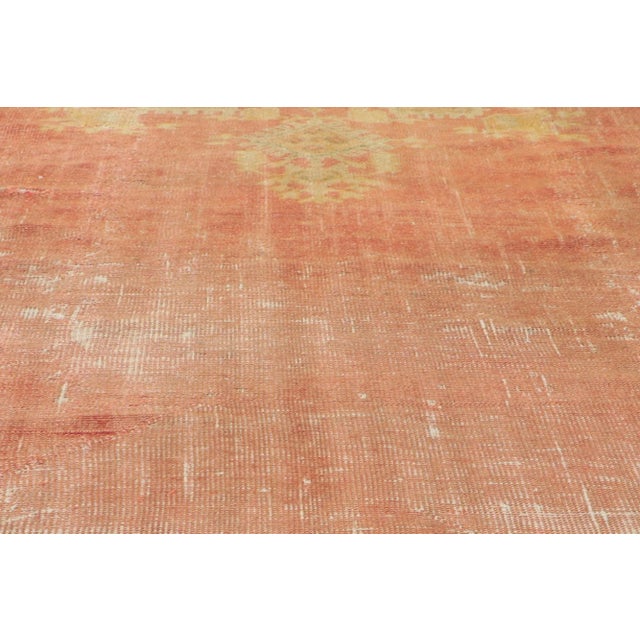 Antique Turkish Oushak Rug - 09'07 X 13'00 For Sale In Dallas - Image 6 of 12