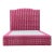 Vintage Custom Queen Platform Bed in Scalamandre “Jakarta”: For Sale