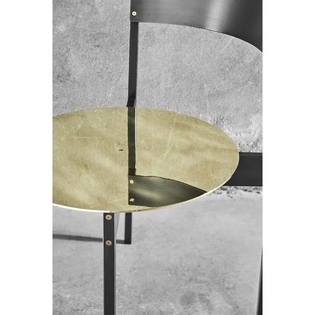 Carlo Scarpa Brugola Black Chair by Mingardo For Sale - Image 4 of 9